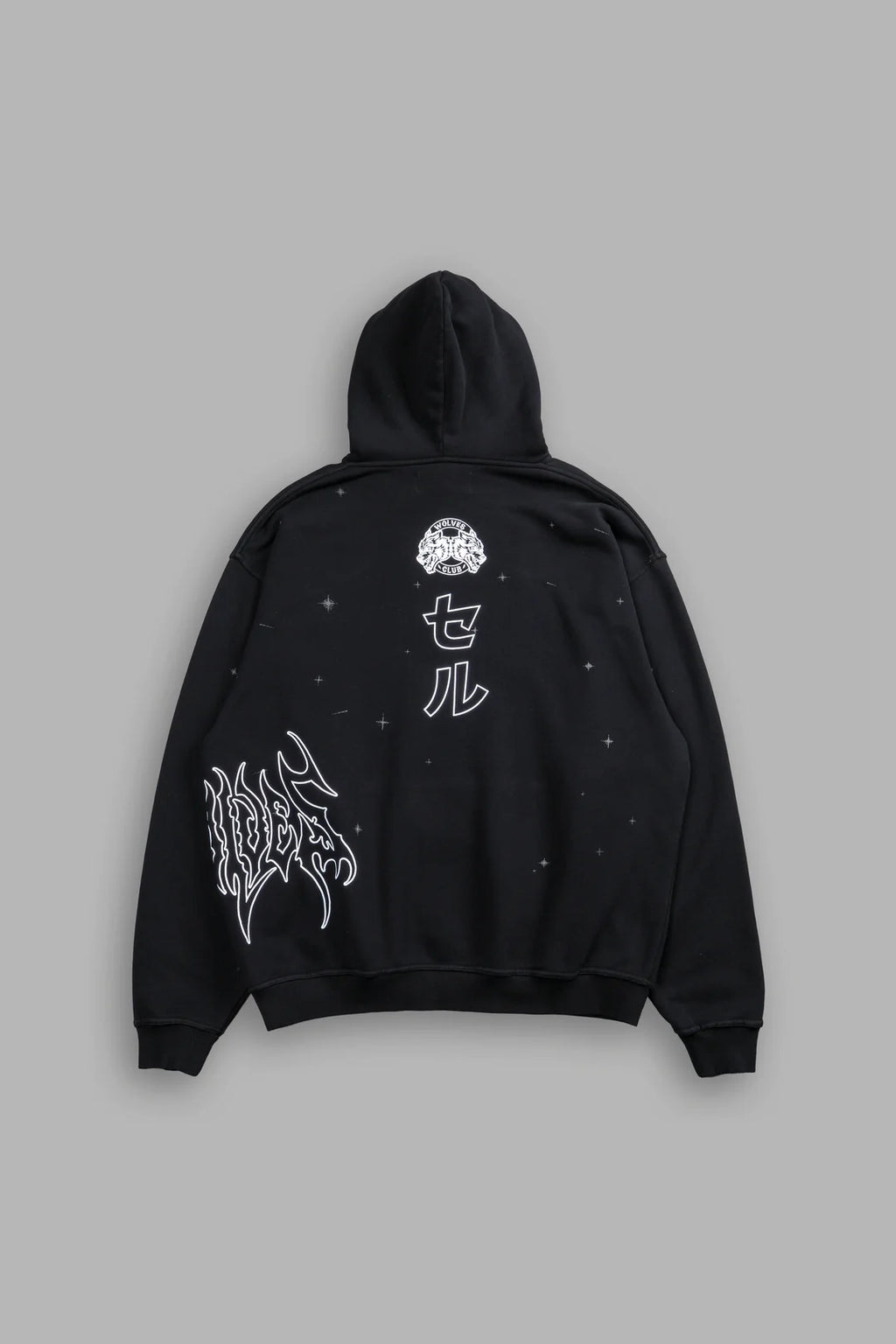 CELL ENERGY "PIERCE" HOODIE IN BLACK