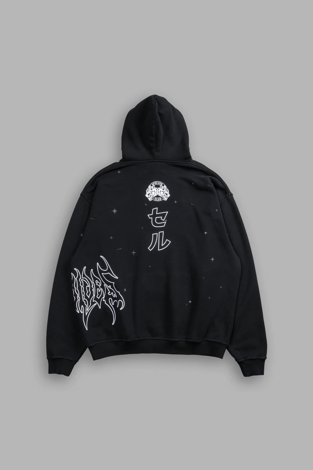 CELL ENERGY "PIERCE" HOODIE IN BLACK