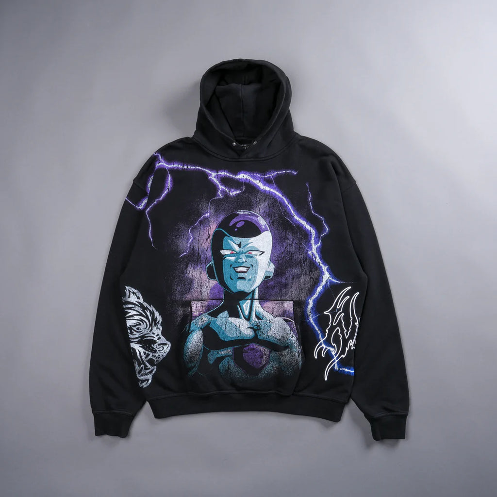 FREEZER ENERGY "PIERCE" HOODIE IN BLACK