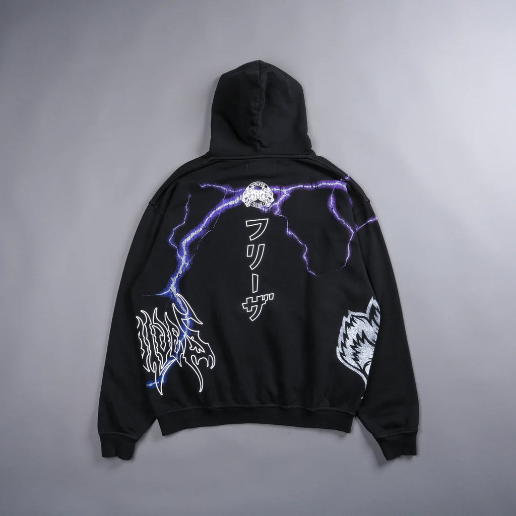 FREEZER ENERGY "PIERCE" HOODIE IN BLACK