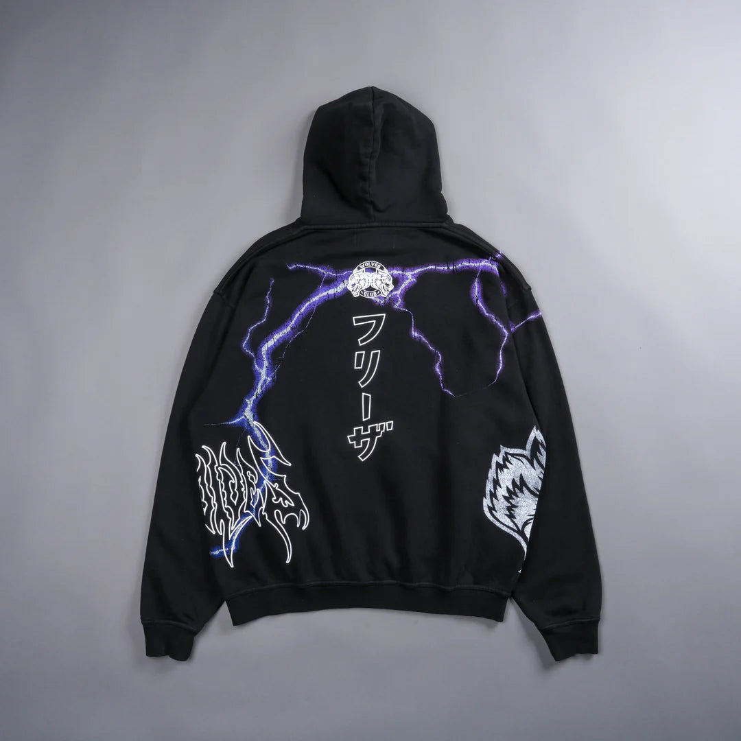 FREEZER ENERGY "PIERCE" HOODIE IN BLACK