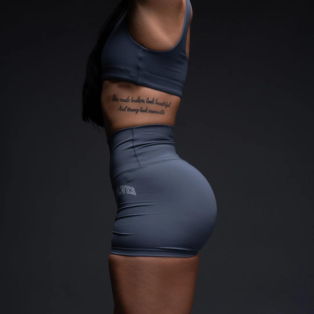 LOYALTY V3 "ENERGY" PUMP SHORTS IN DARC BLUE