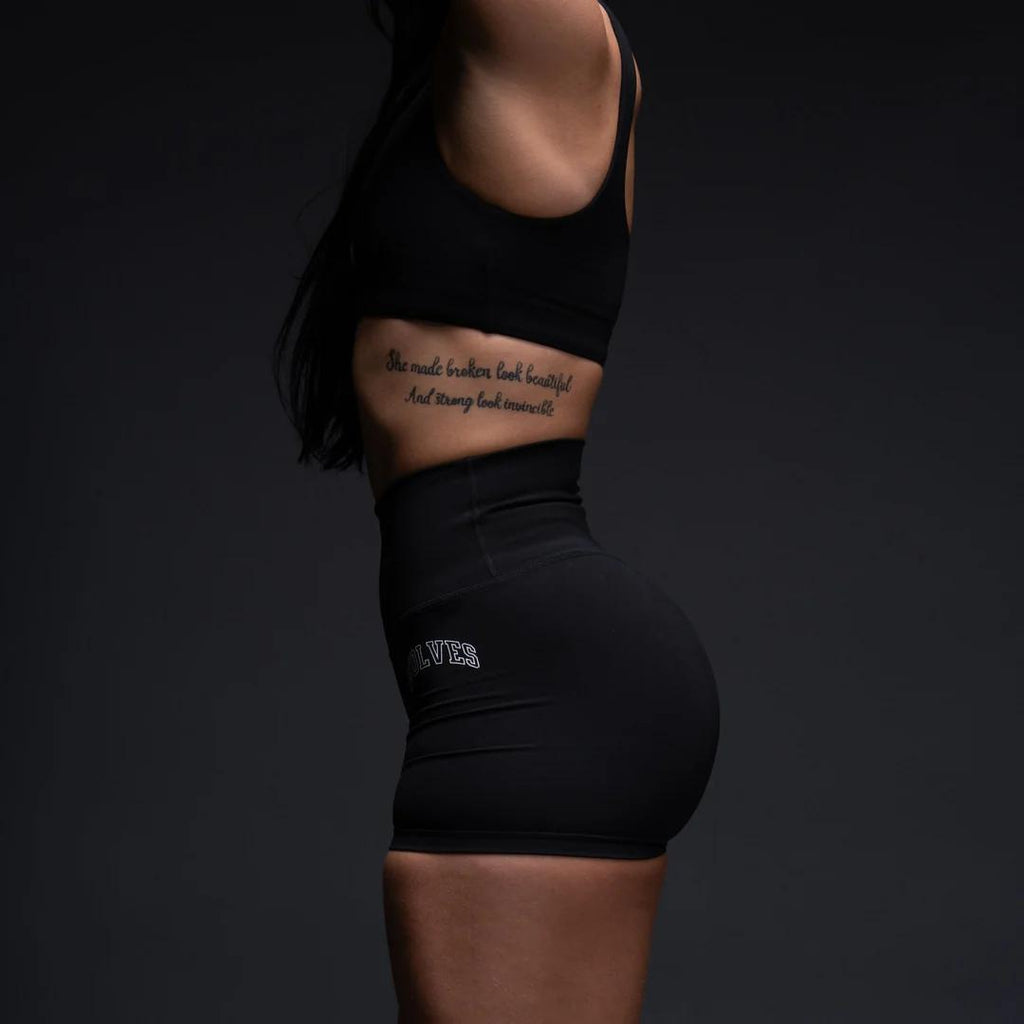 LOYALTY V3 "ENERGY" PUMP SHORTS IN BLACK