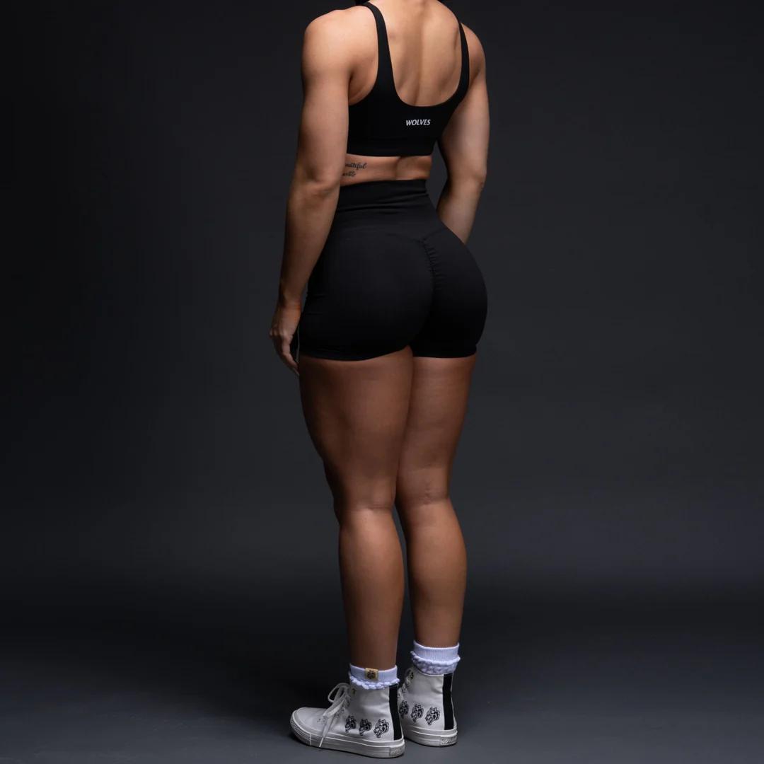LOYALTY V3 "ENERGY" PUMP SHORTS IN BLACK