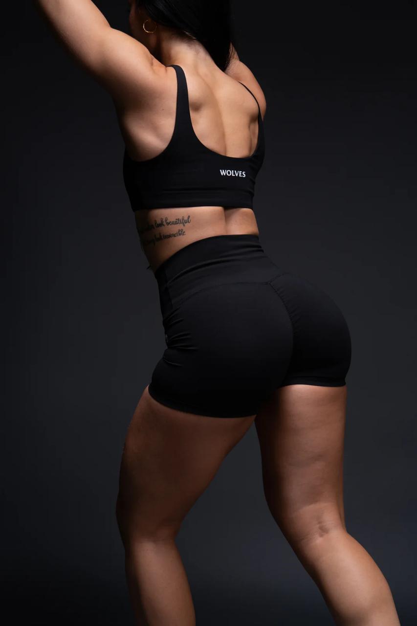 LOYALTY V3 "ENERGY" PUMP SHORTS IN BLACK