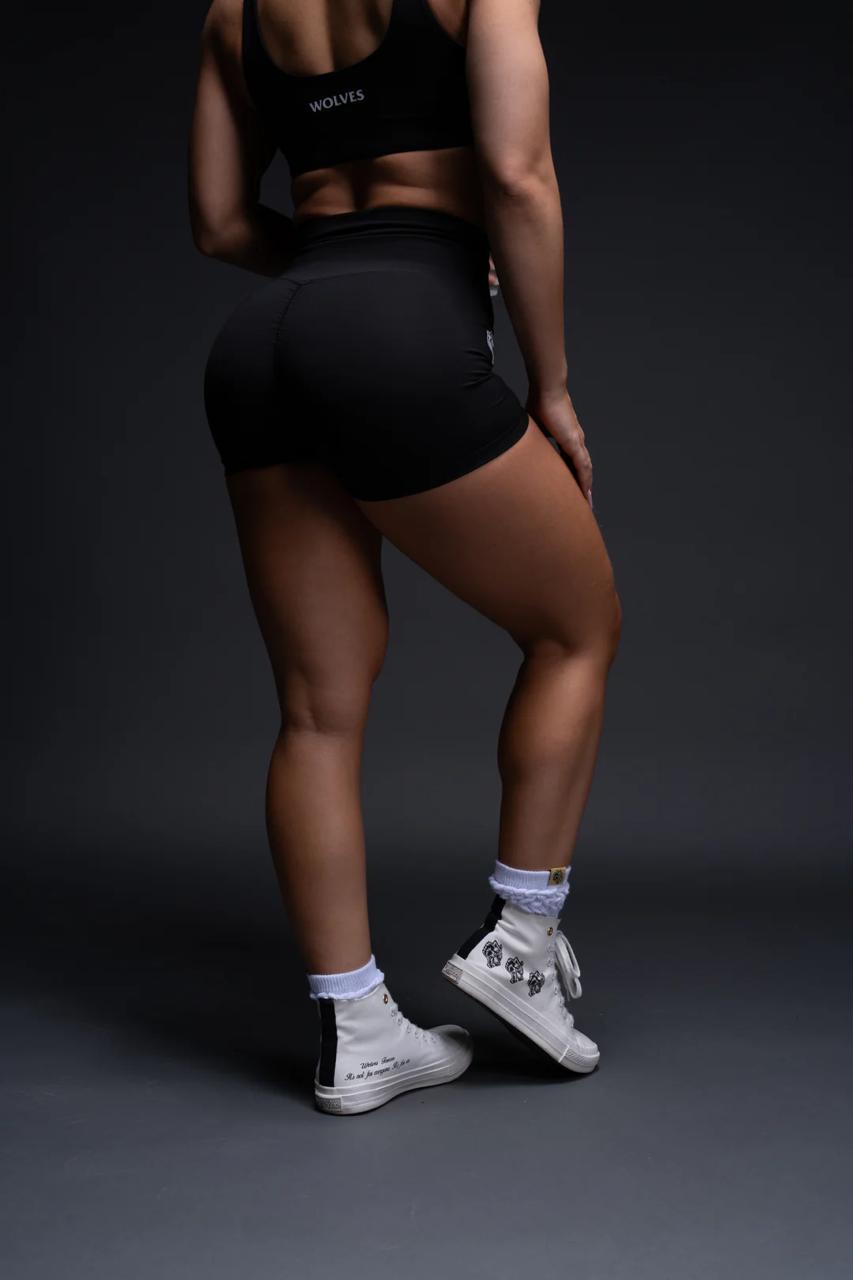 LOYALTY V3 "ENERGY" PUMP SHORTS IN BLACK