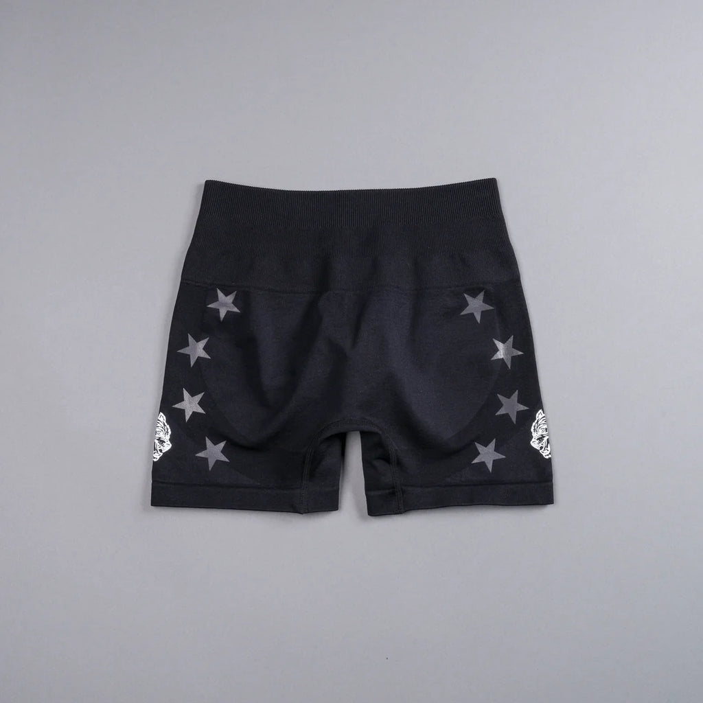 VICTORY EVERSON SEAMLESS "SIERRA" SHORTS IN BLACK