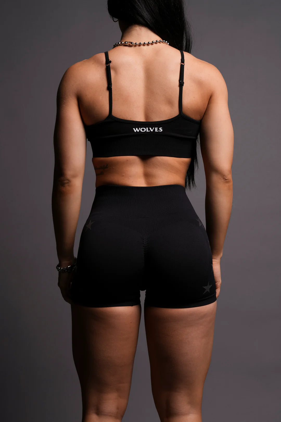 VICTORY EVERSON SEAMLESS "SIERRA" SHORTS IN BLACK