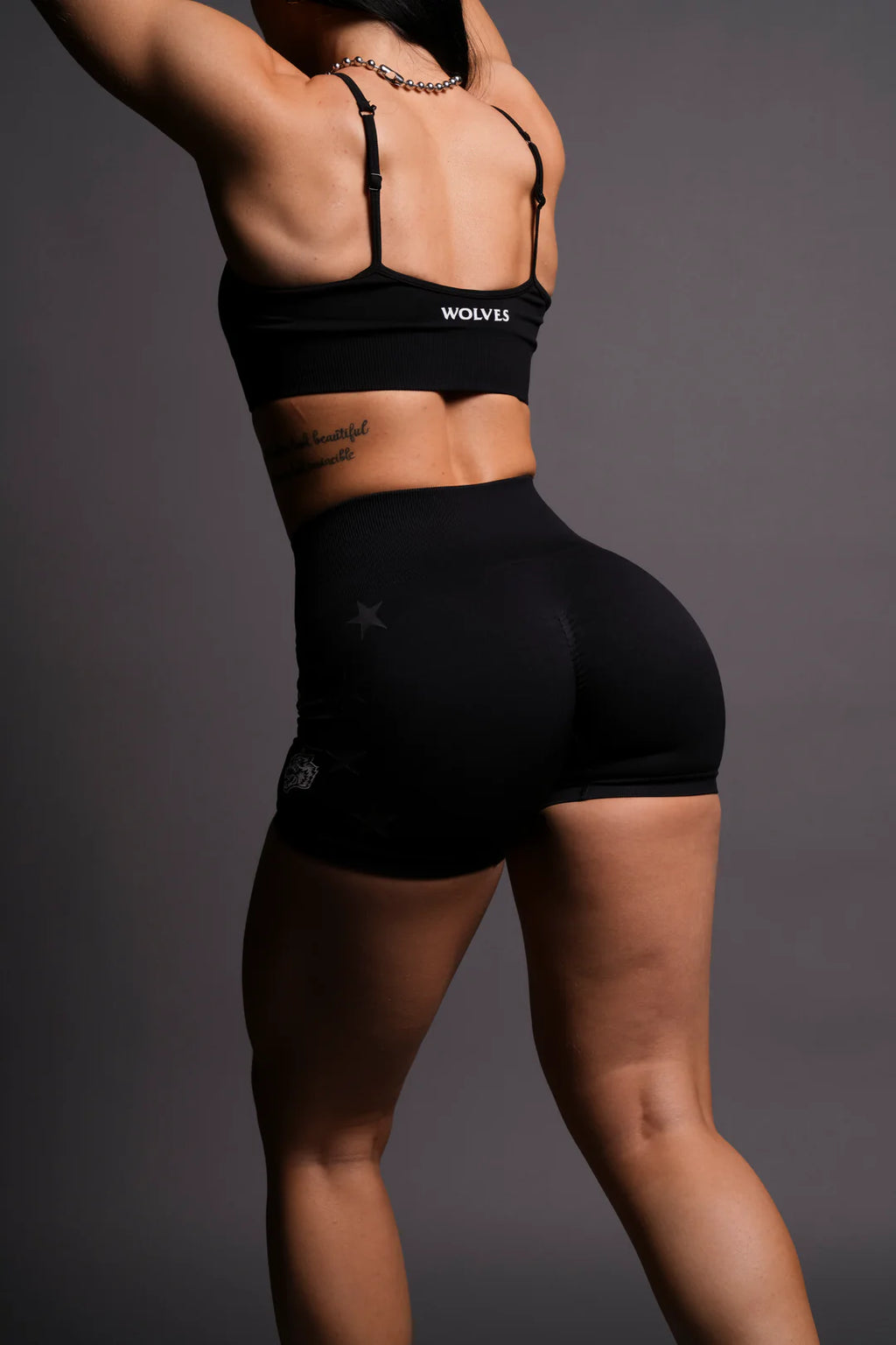 VICTORY EVERSON SEAMLESS "SIERRA" SHORTS IN BLACK