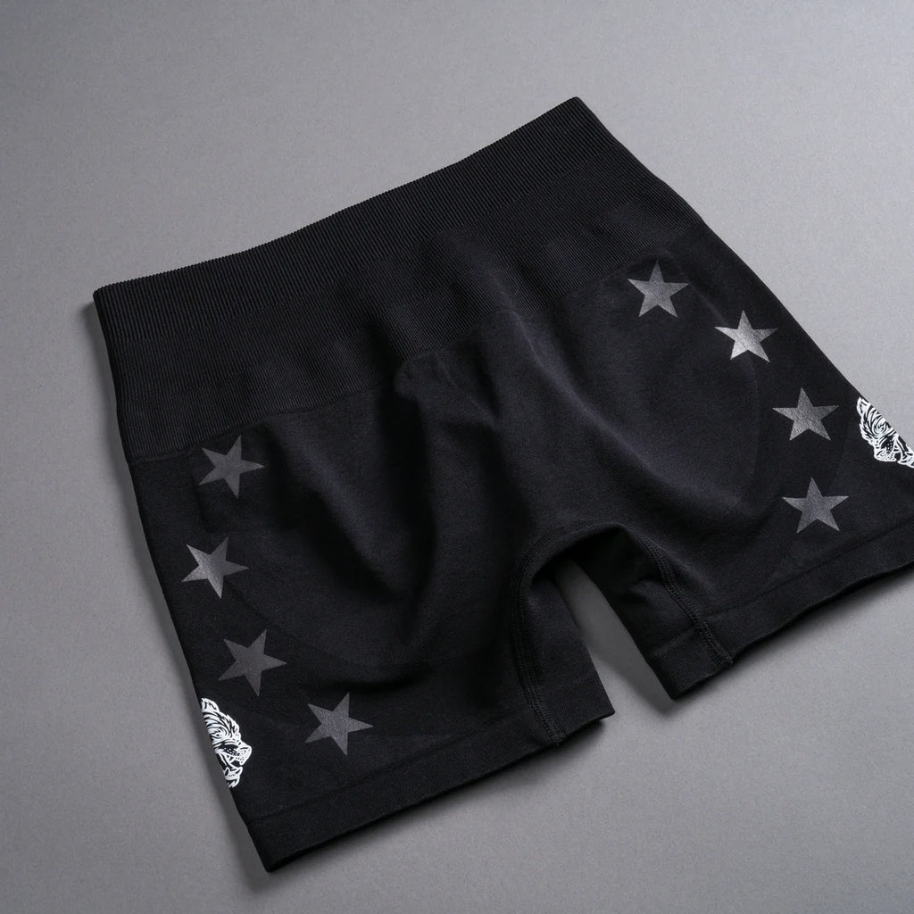 VICTORY EVERSON SEAMLESS "SIERRA" SHORTS IN BLACK