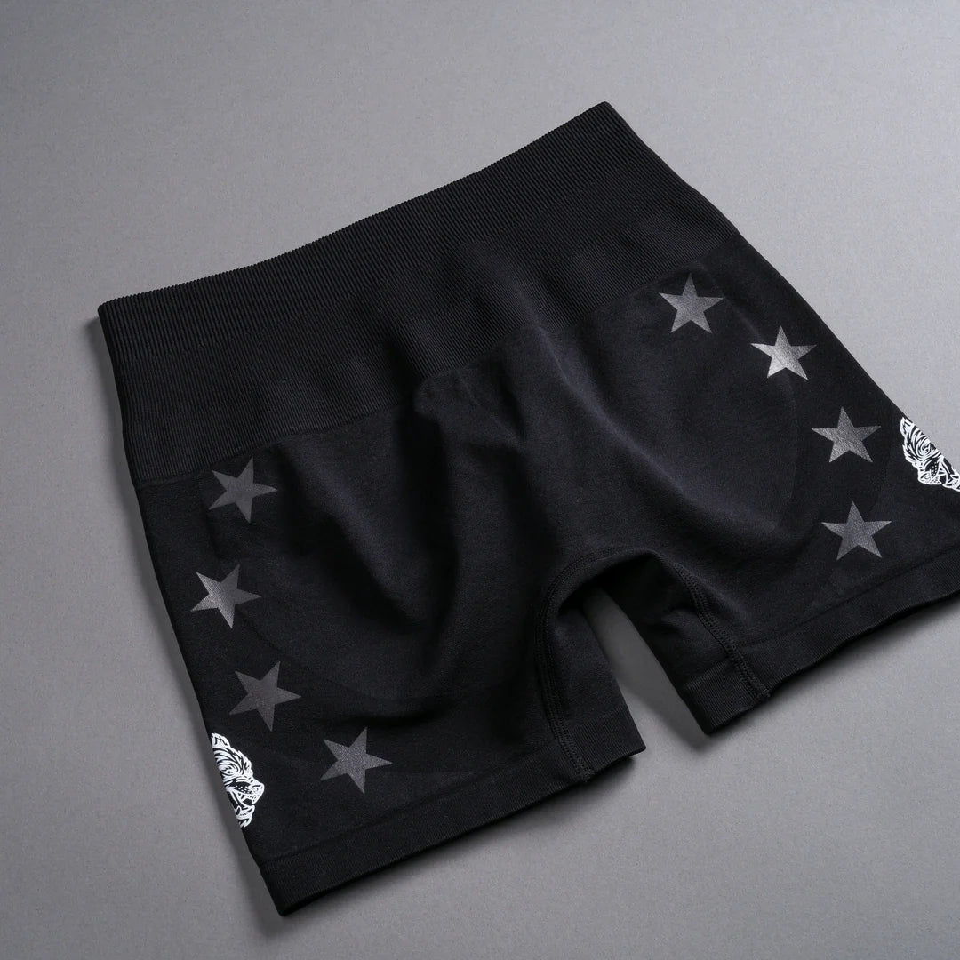 VICTORY EVERSON SEAMLESS "SIERRA" SHORTS IN BLACK