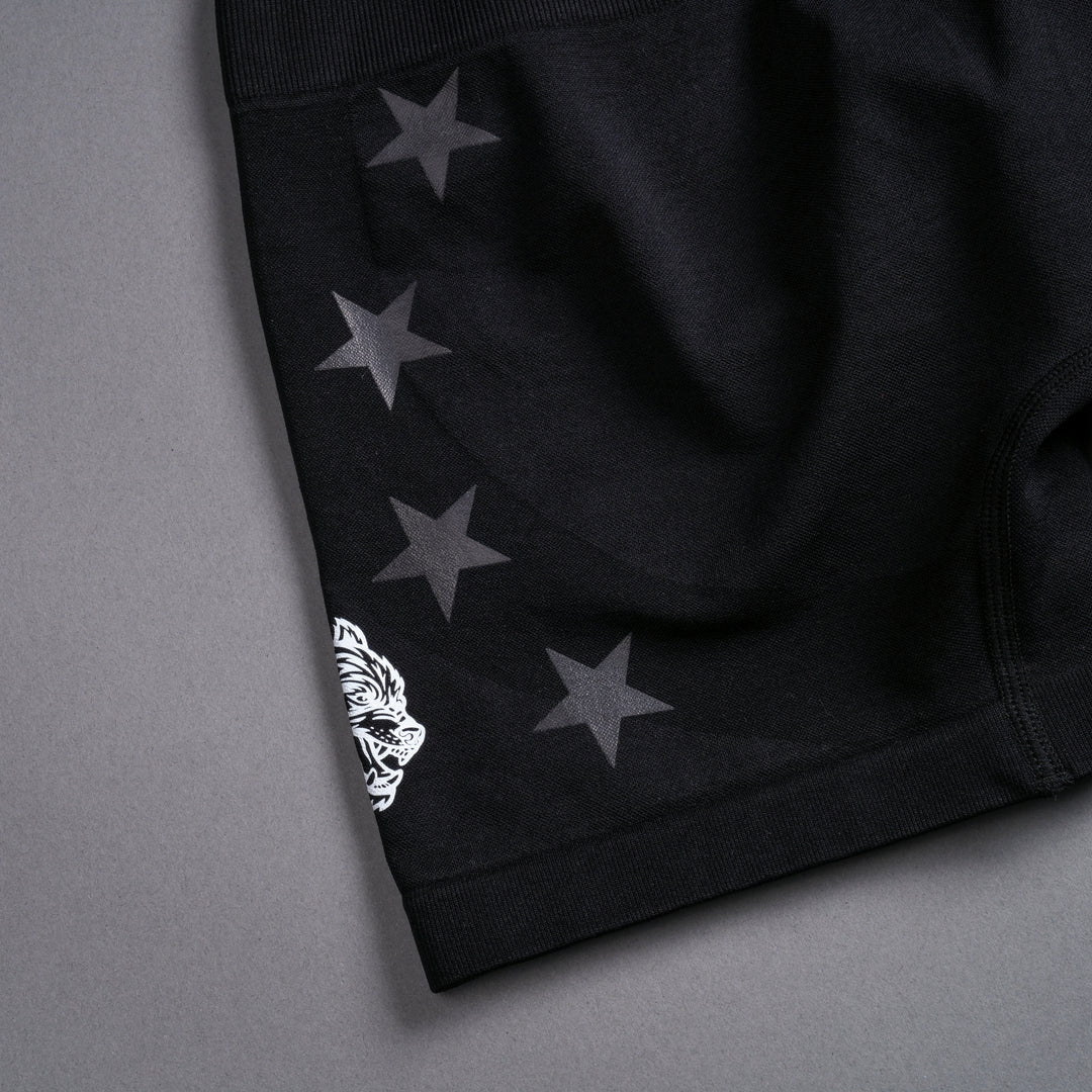 VICTORY EVERSON SEAMLESS "SIERRA" SHORTS IN BLACK