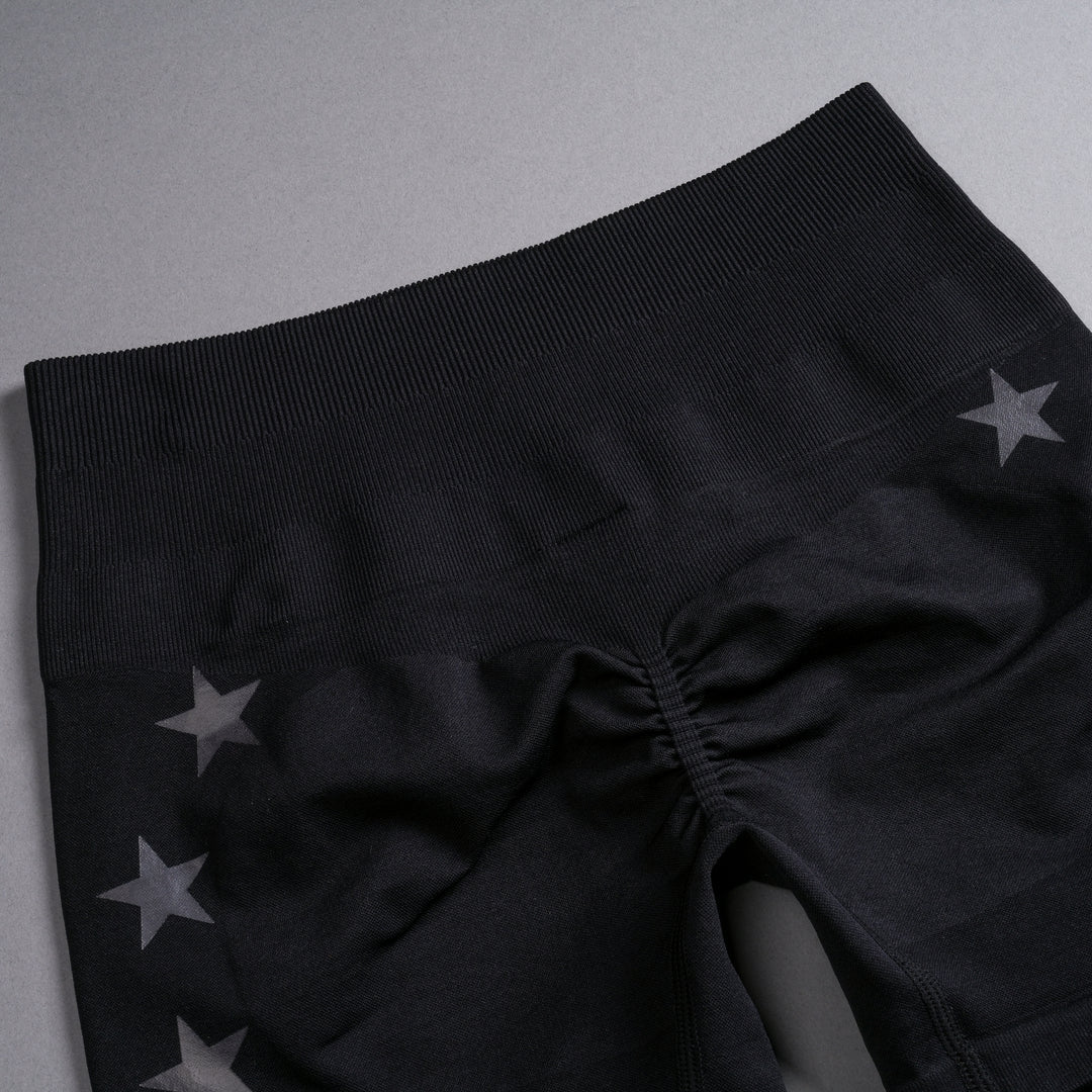 VICTORY EVERSON SEAMLESS "SIERRA" SHORTS IN BLACK