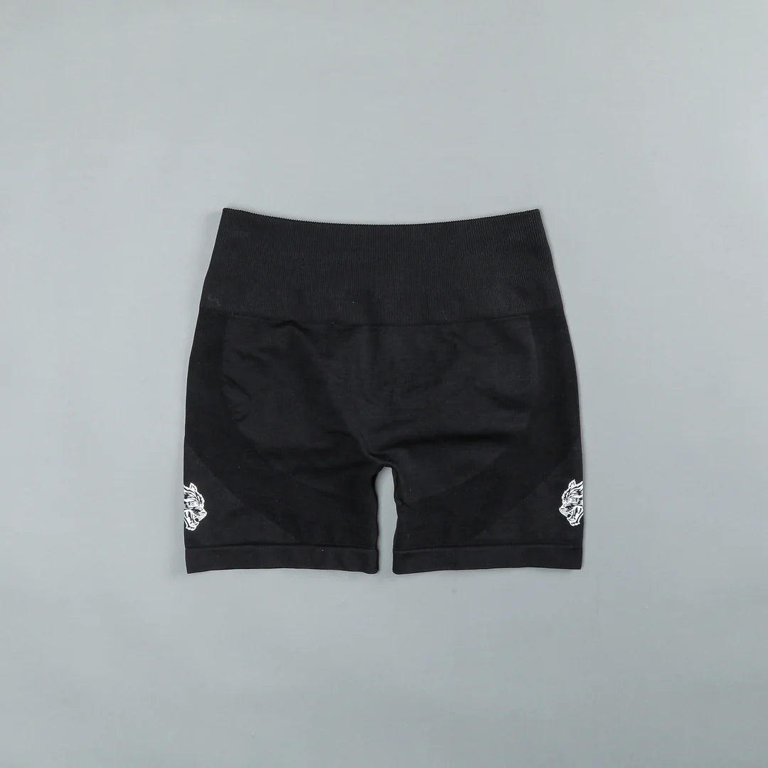 WOLVES FOREVER SEAMLESS EVERSON "TRAINING" SHORTS IN BLACK