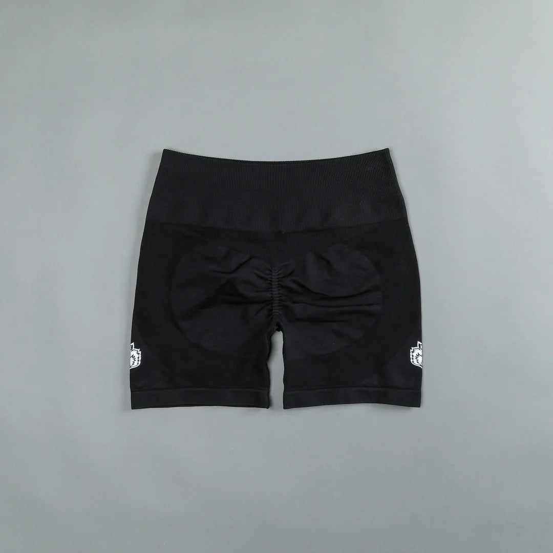 WOLVES FOREVER SEAMLESS EVERSON "TRAINING" SHORTS IN BLACK