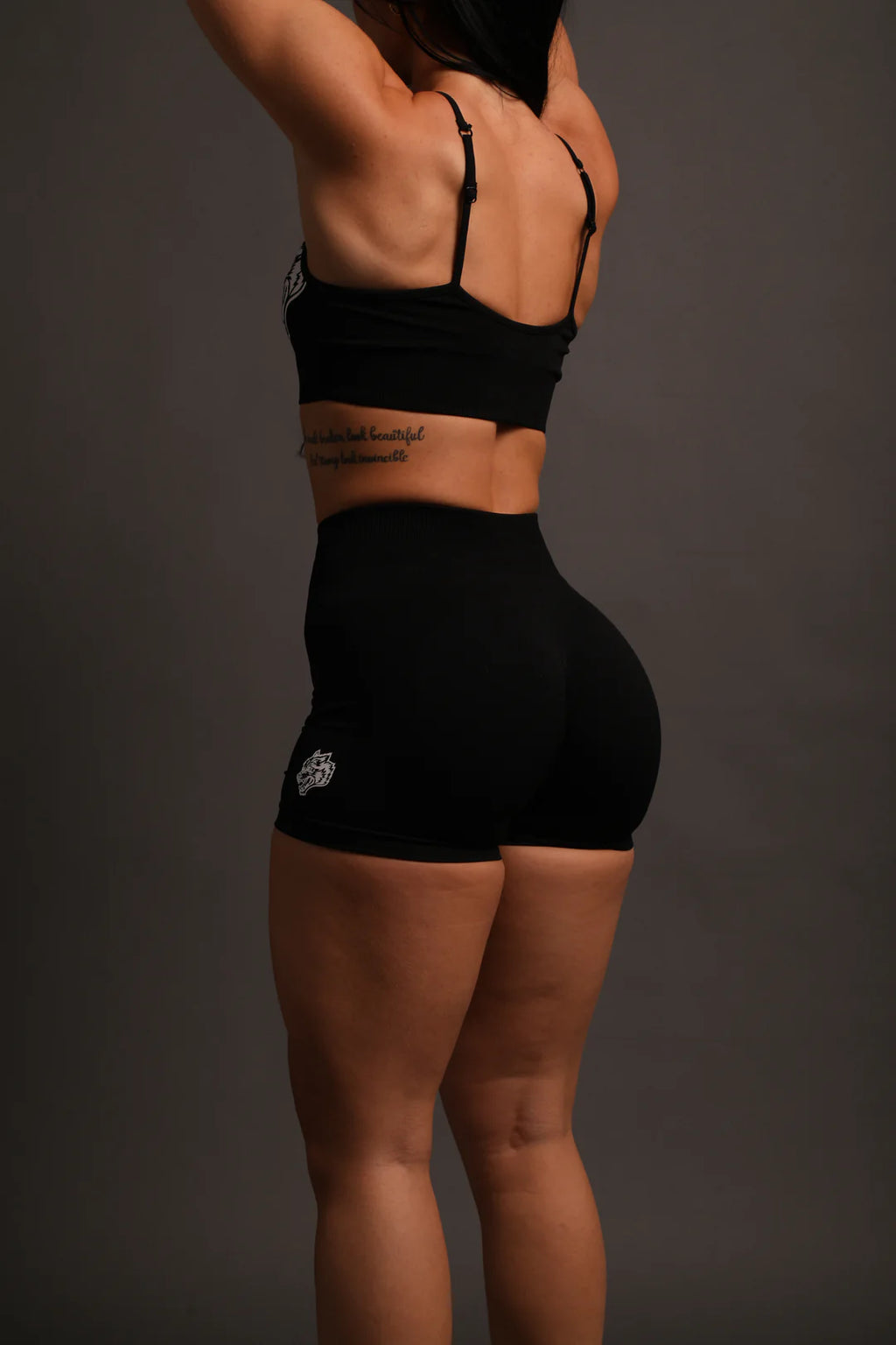 WOLVES FOREVER SEAMLESS EVERSON "TRAINING" SHORTS IN BLACK