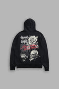 MORI BLOOM "WYOMING" UNISEX HOODIE IN BLACK
