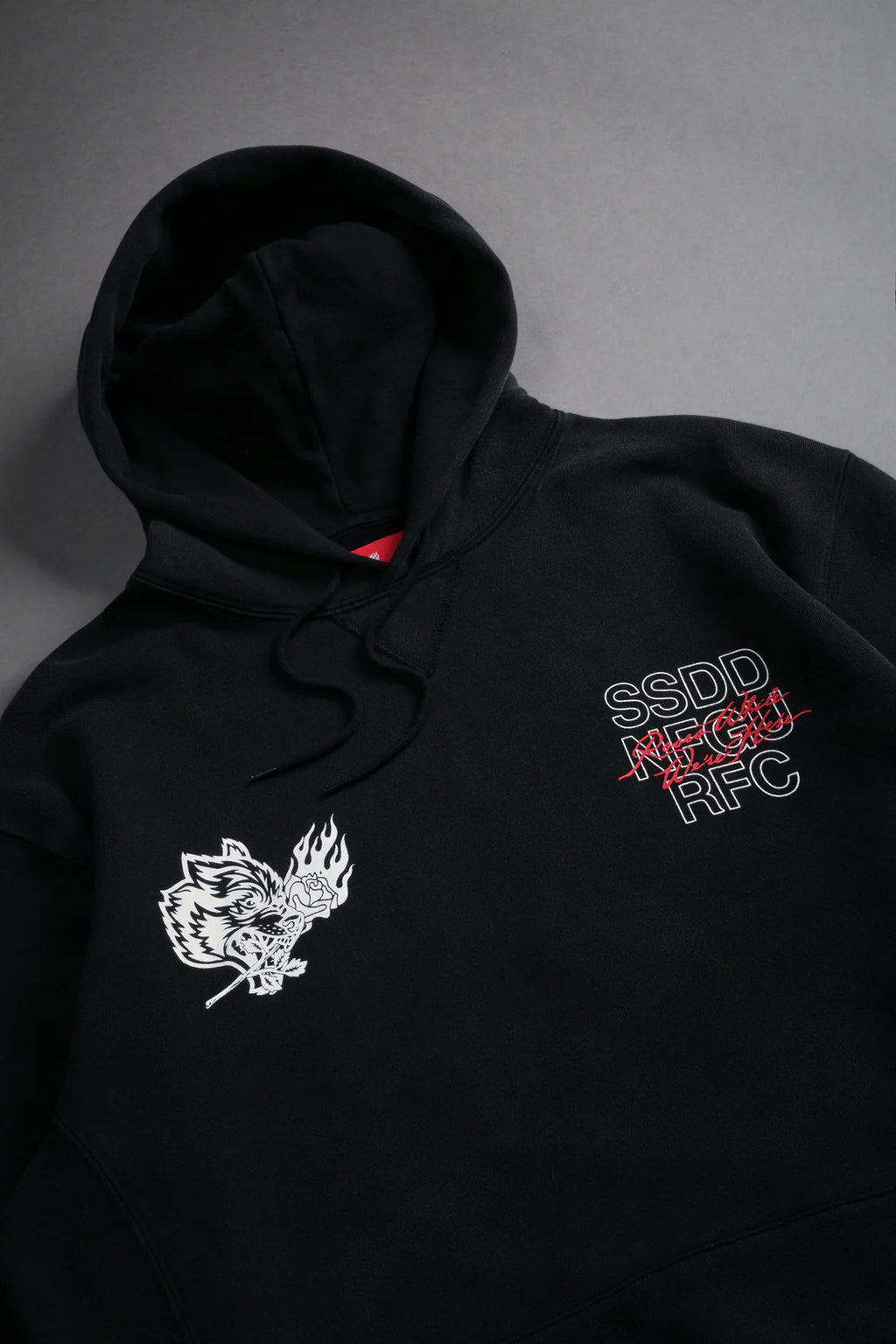MORI BLOOM "WYOMING" UNISEX HOODIE IN BLACK