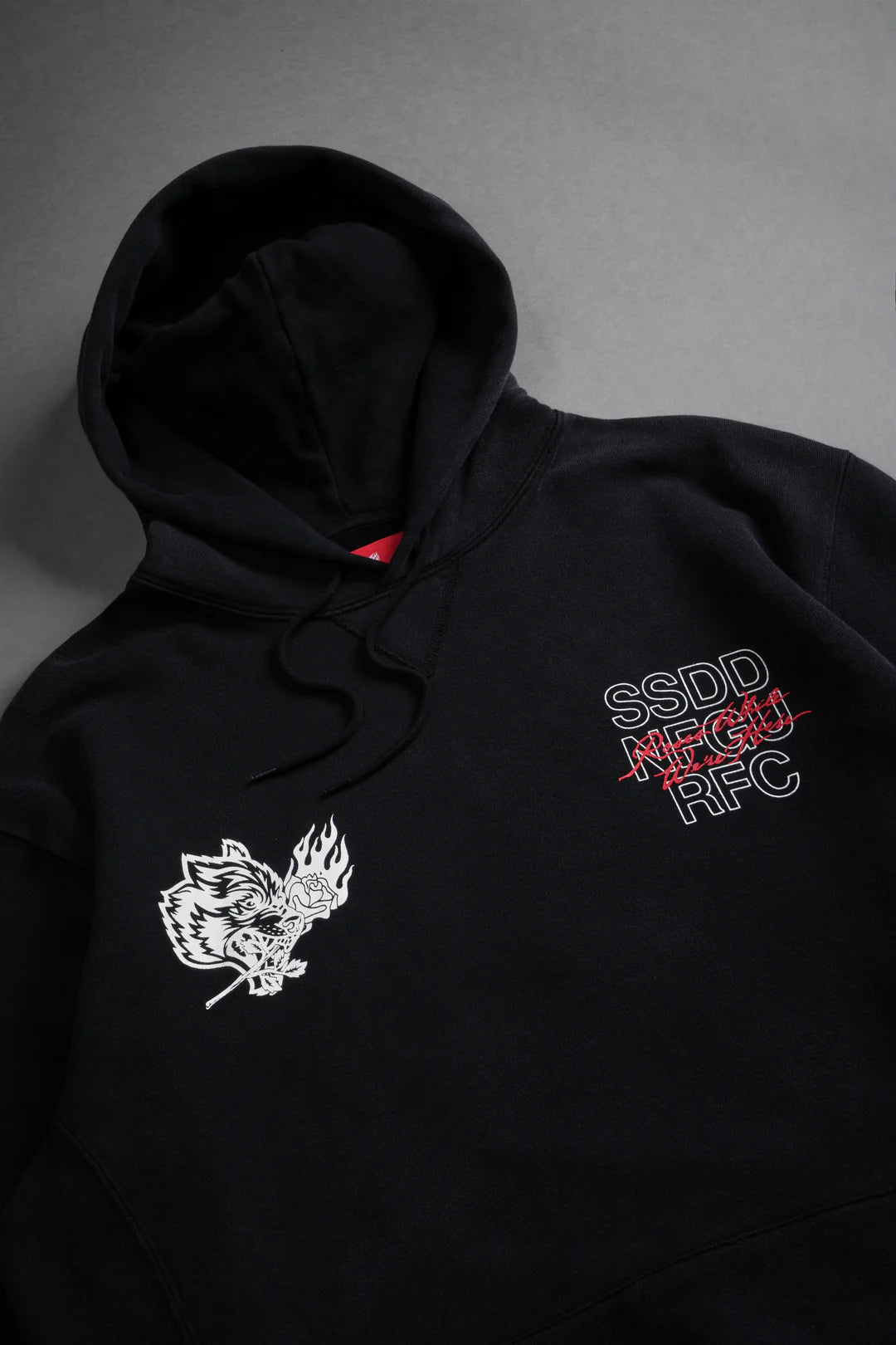 MORI BLOOM "WYOMING" UNISEX HOODIE IN BLACK