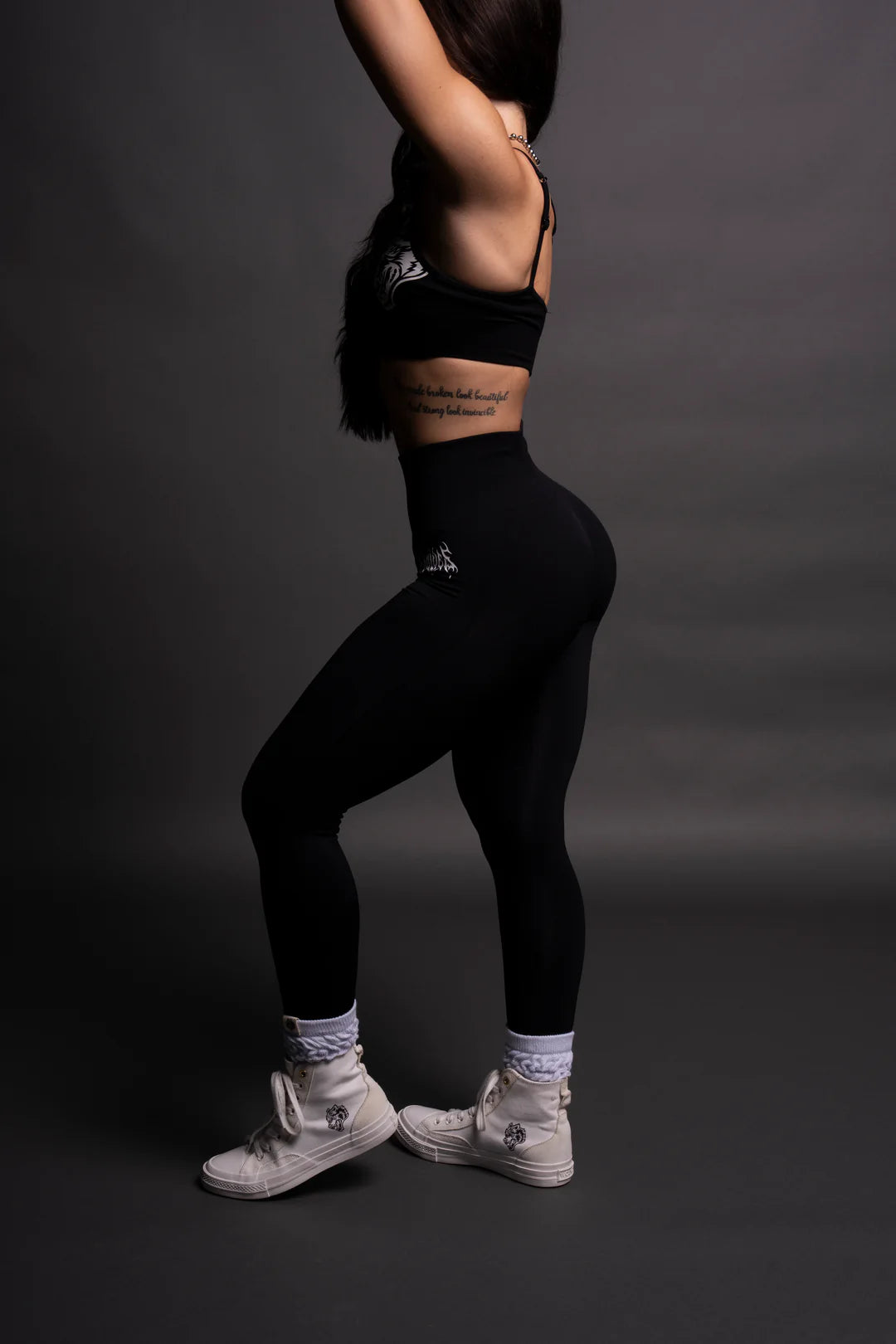HESH "EVERSON SEAMLESS" LEGGINGS IN BLACK