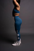 HARDCORE ENERGY FULL LENGHT LEGGINGS IN SAPPHIRE BLUE
