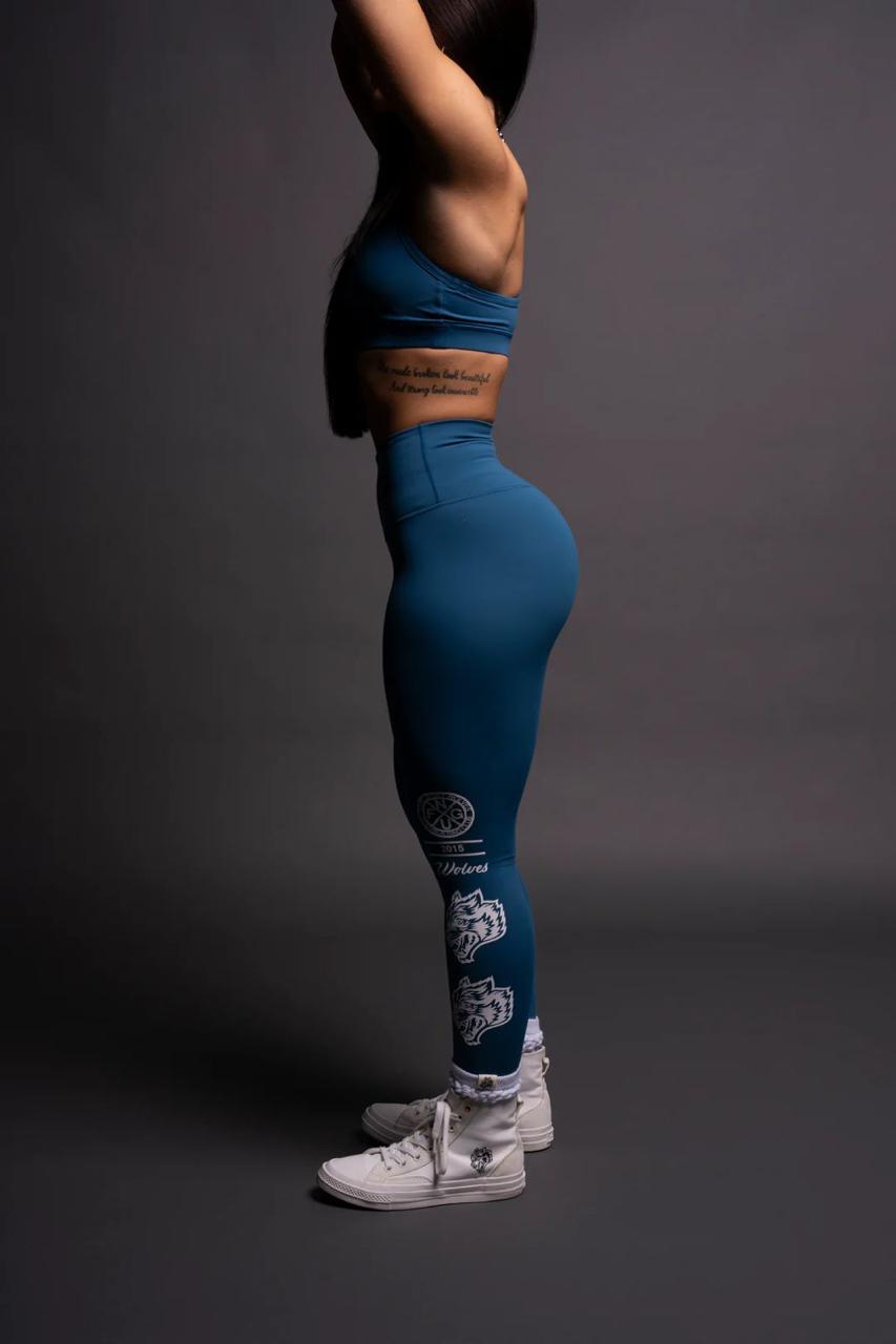 HARDCORE ENERGY FULL LENGHT LEGGINGS IN SAPPHIRE BLUE
