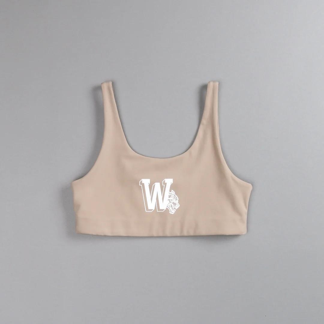 MARKED "SOTO" ENERGY BRA IN TAUPE