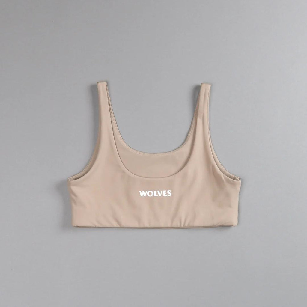 MARKED "SOTO" ENERGY BRA IN TAUPE