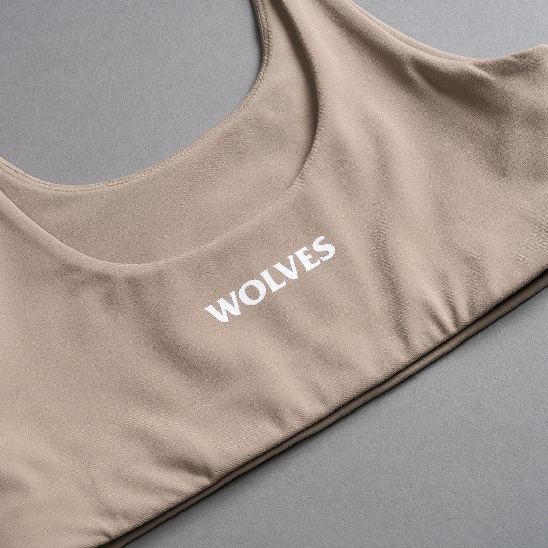 MARKED "SOTO" ENERGY BRA IN TAUPE