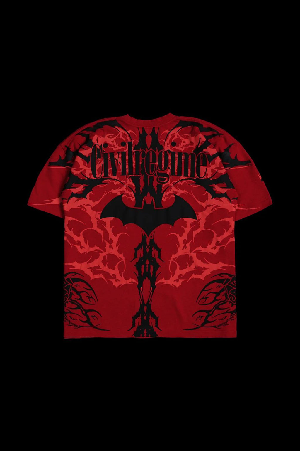GOTHAM CALLING AMERICAN CLASSIC OVERSIZED TEE IN RADIANT RED