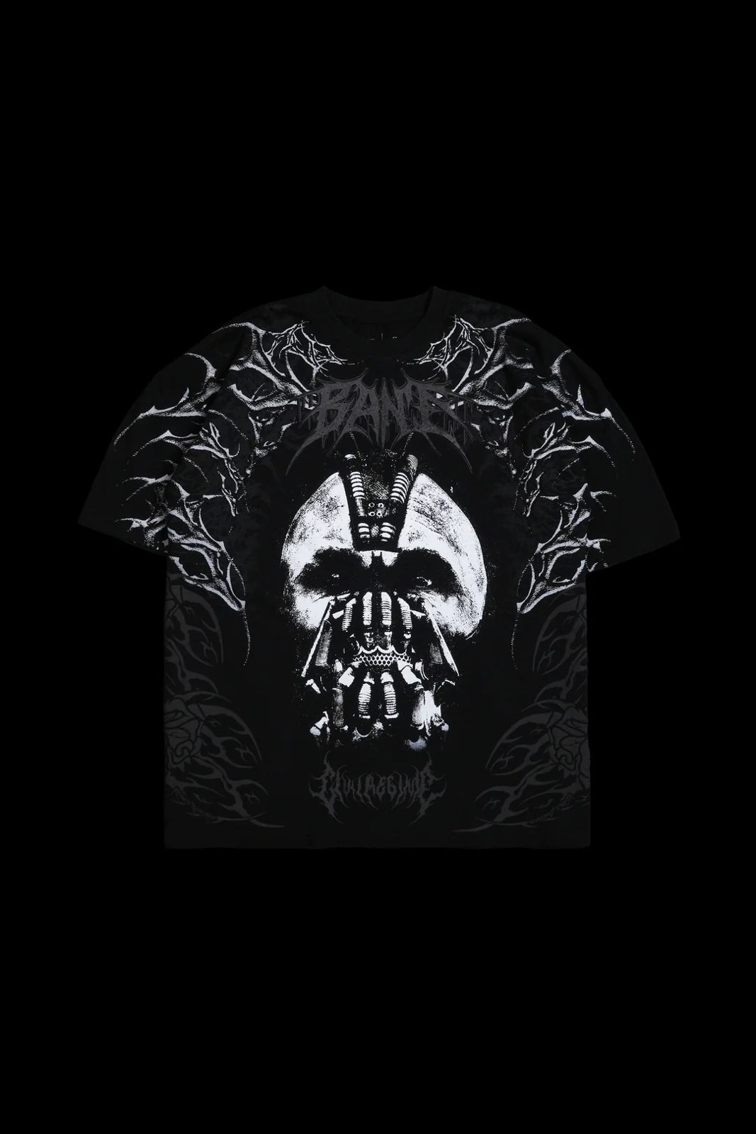 BANE AMERICAN CLASSIC OVERSIZED TEE IN BLACK