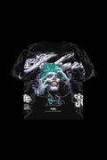 THE JOKER ACE 199X OVERSIZED TEE IN BLACK