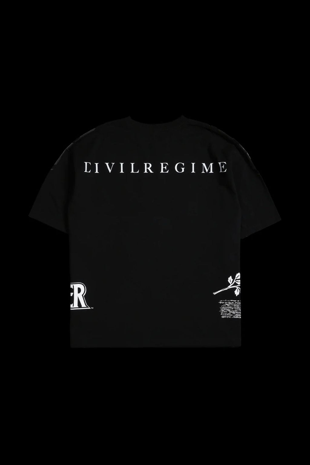 THE JOKER ACE 199X OVERSIZED TEE IN BLACK