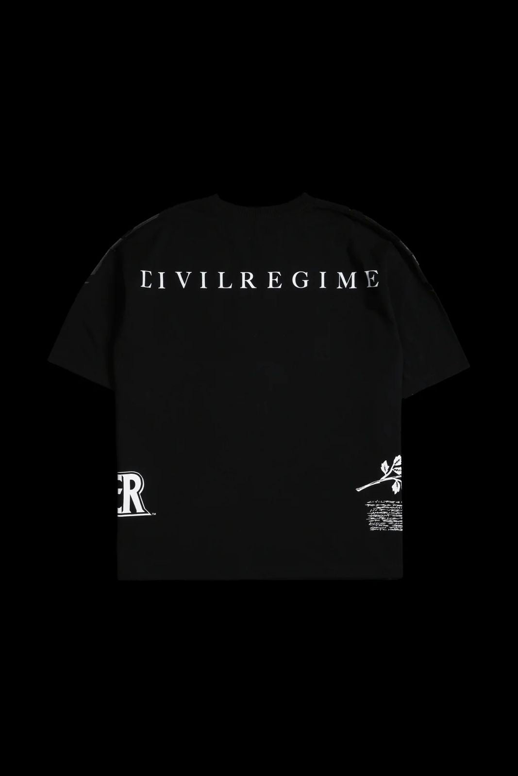 THE JOKER ACE 199X OVERSIZED TEE IN BLACK