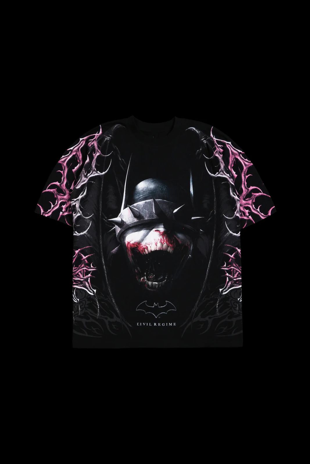 VOID SMILE AMERICAN CLASSIC OVERSIZED TEE IN BLACK
