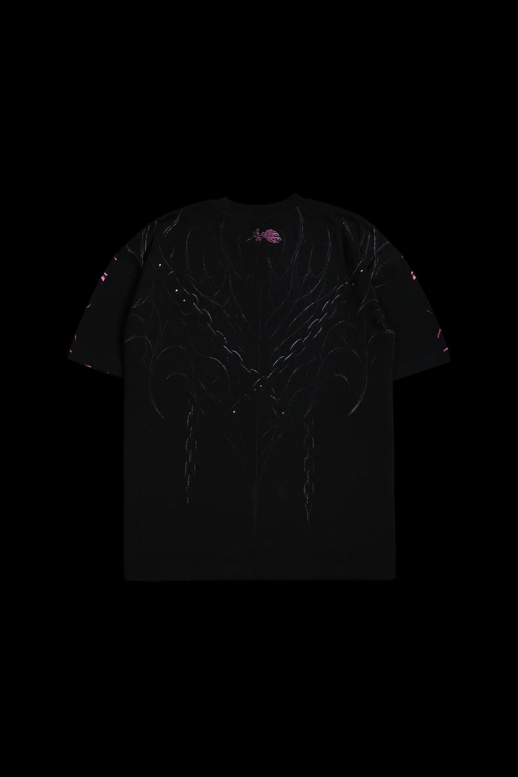VOID SMILE AMERICAN CLASSIC OVERSIZED TEE IN BLACK