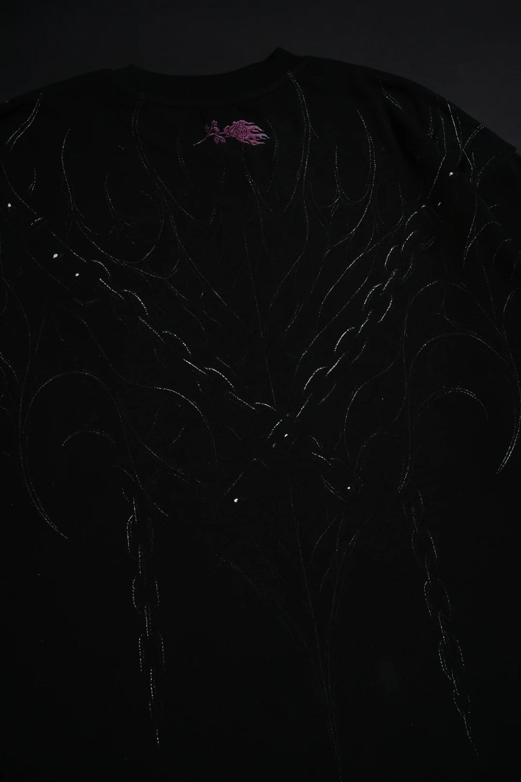 VOID SMILE AMERICAN CLASSIC OVERSIZED TEE IN BLACK