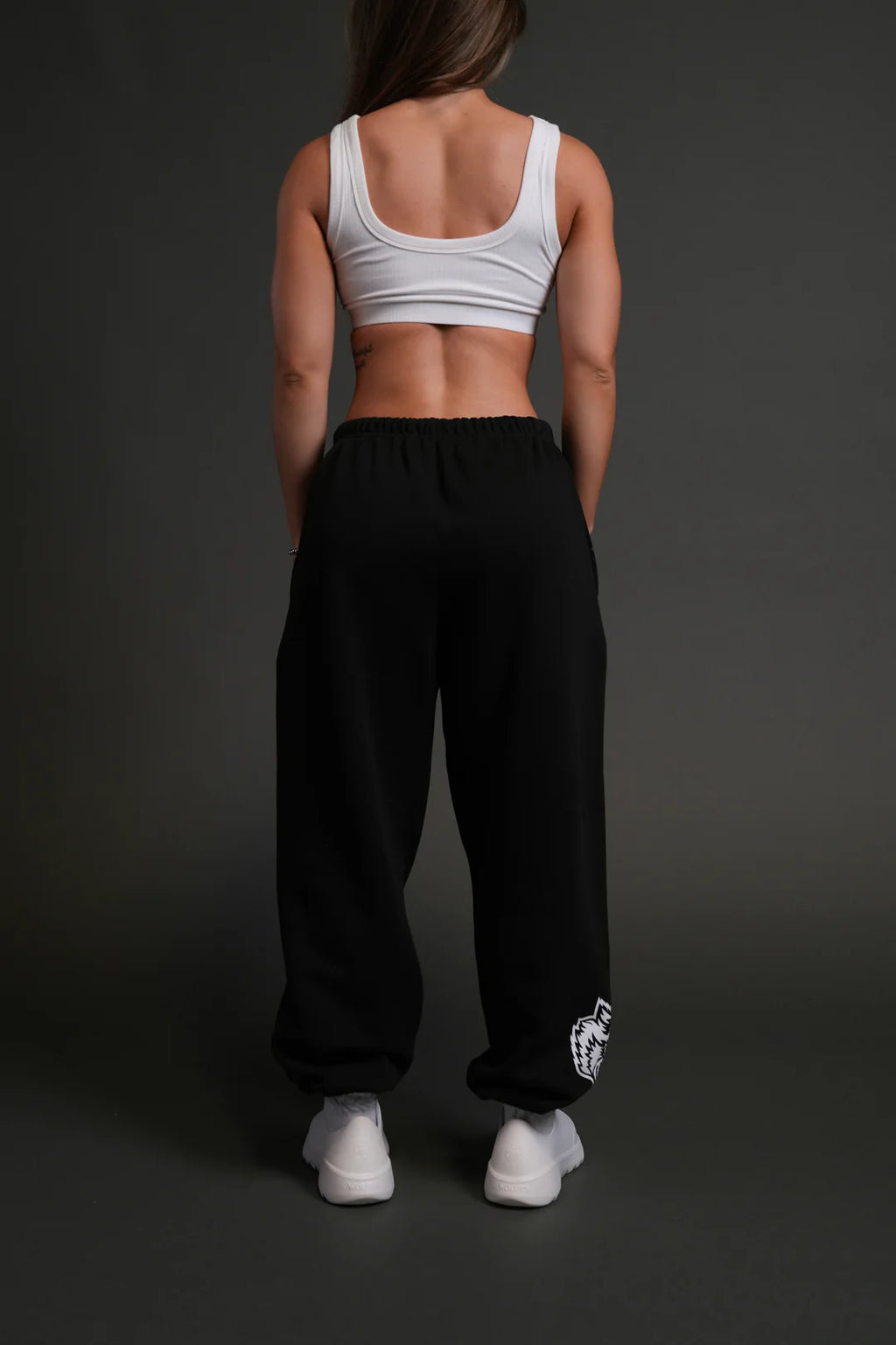 FORGED FROM IRON LIGHTWEIGHT LOUNGER SWEAT PANTS IN BLACK