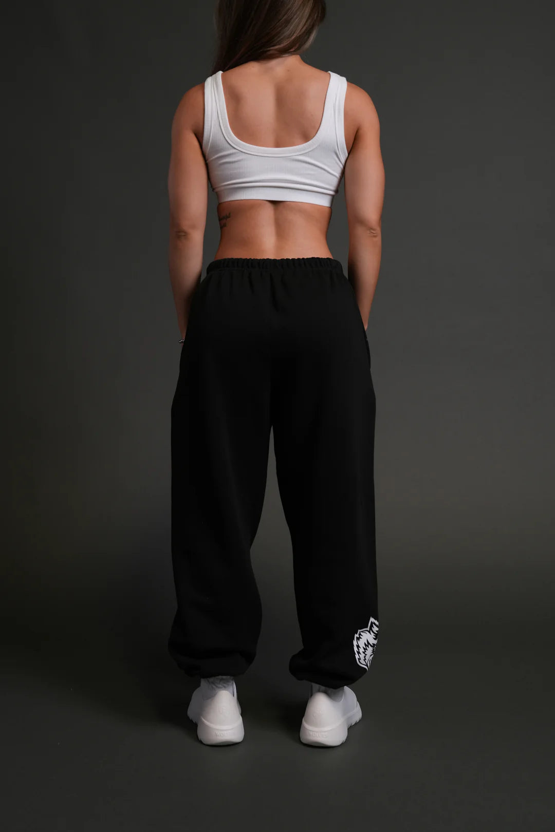 FORGED FROM IRON LIGHTWEIGHT LOUNGER SWEAT PANTS IN BLACK