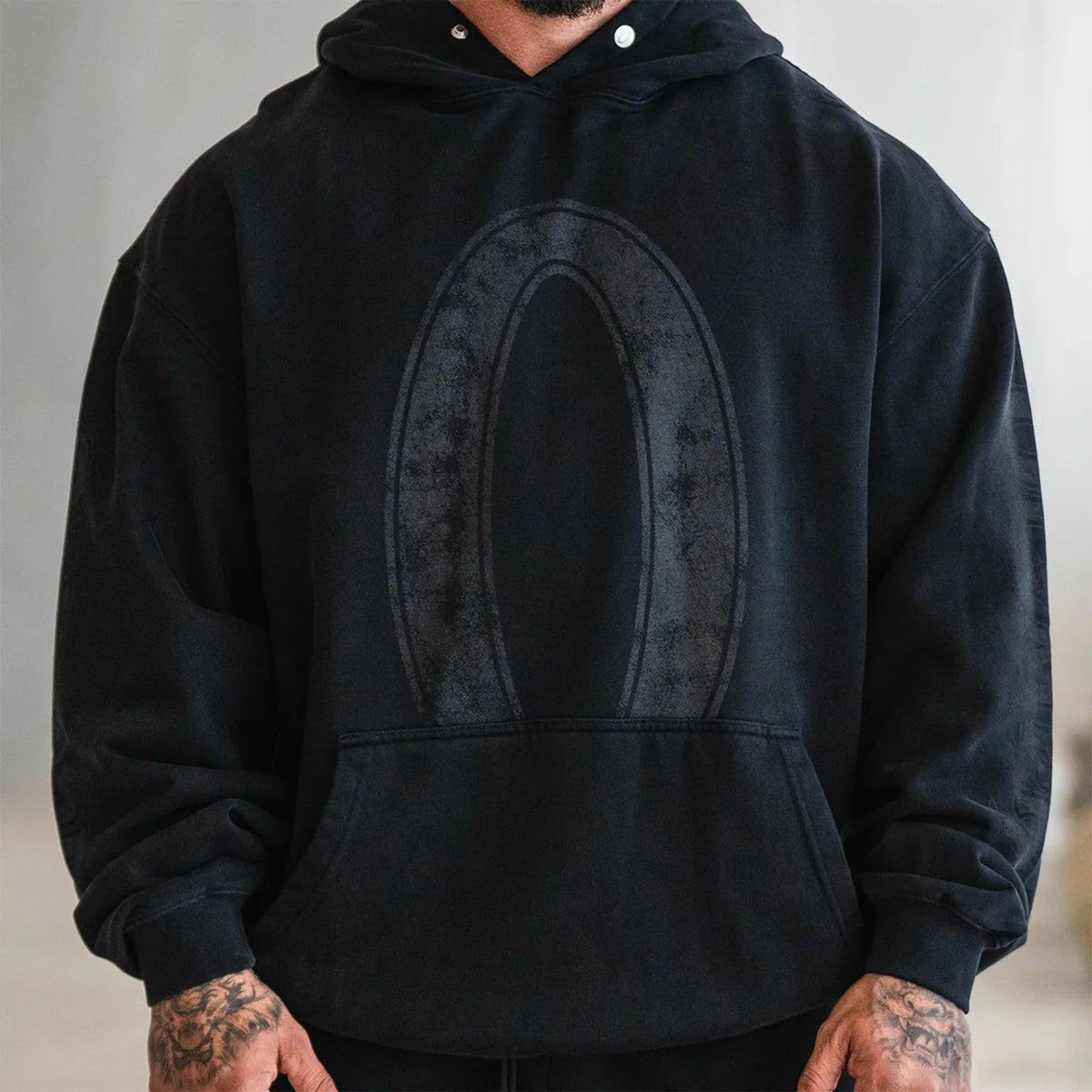 OLYMPIA HOODIE BLACK