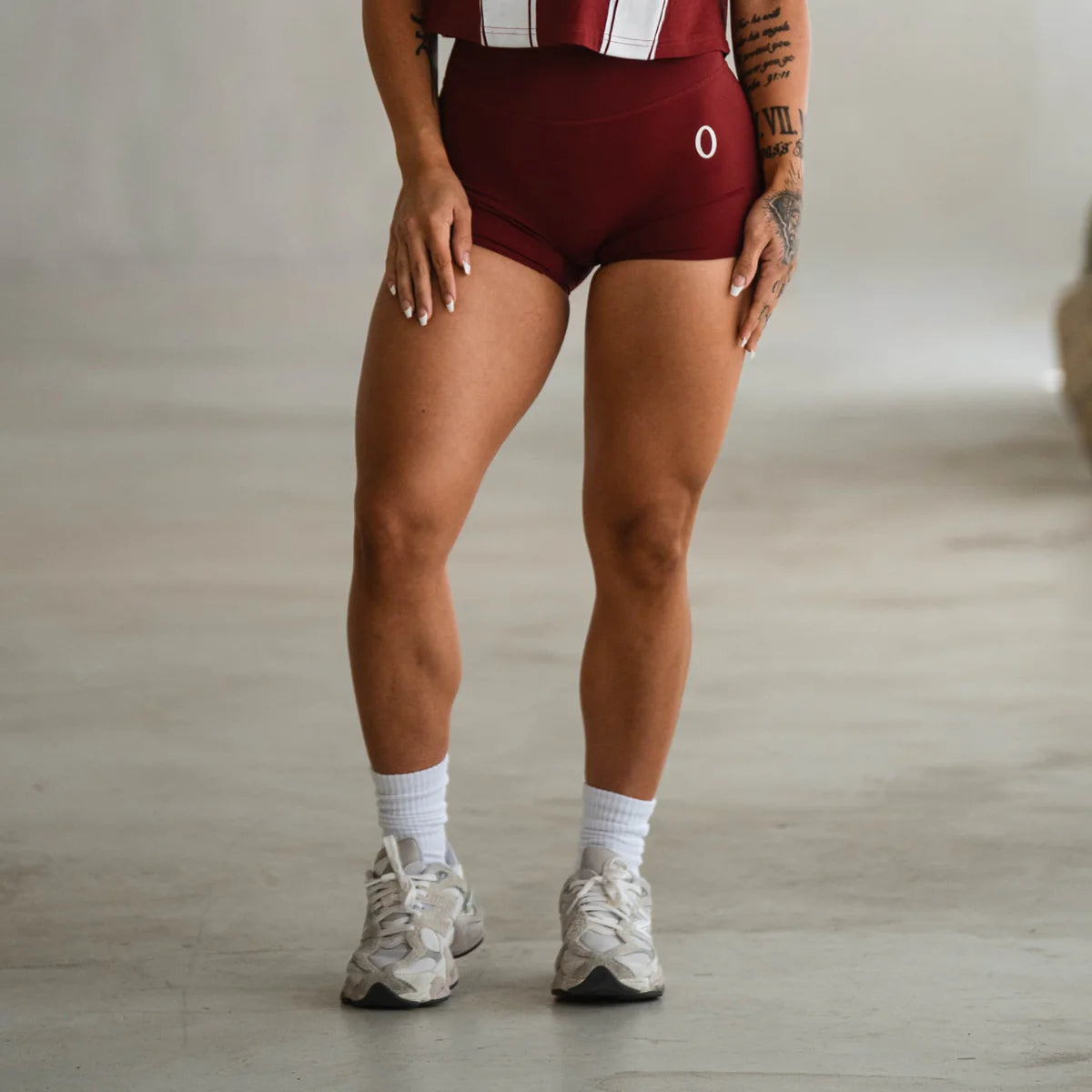 OLYMPIA 4" TRAINING SHORTS EMBER RED