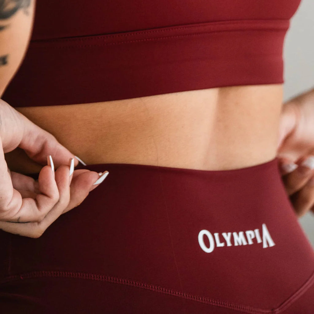 OLYMPIA 4" TRAINING SHORTS EMBER RED