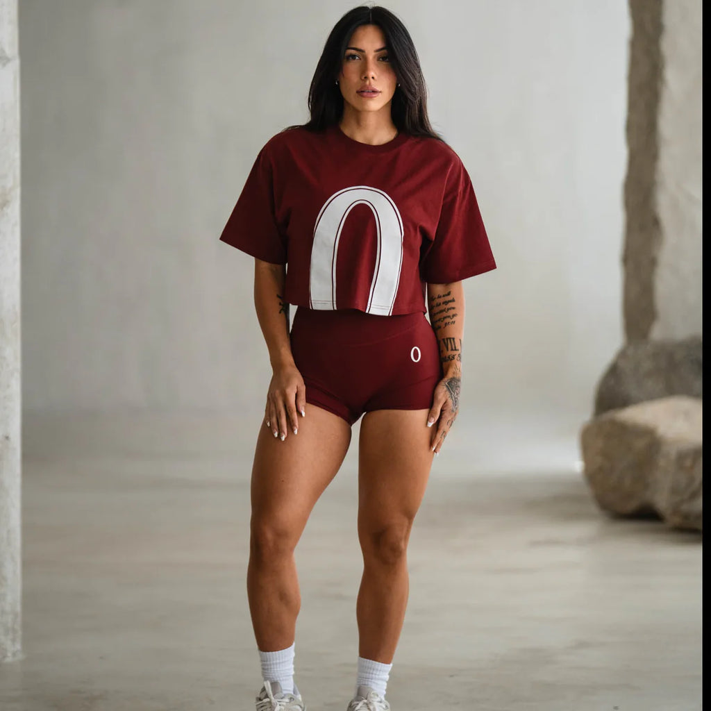 OLYMPIA 4" TRAINING SHORTS EMBER RED
