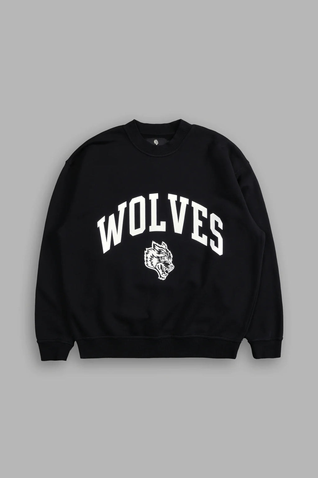 LOYALTY LONDON UNISEX CREWNECK IN BLACK