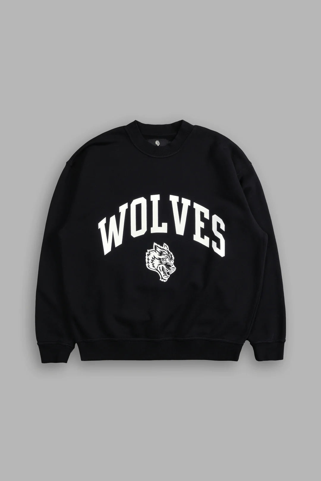 LOYALTY LONDON UNISEX CREWNECK IN BLACK