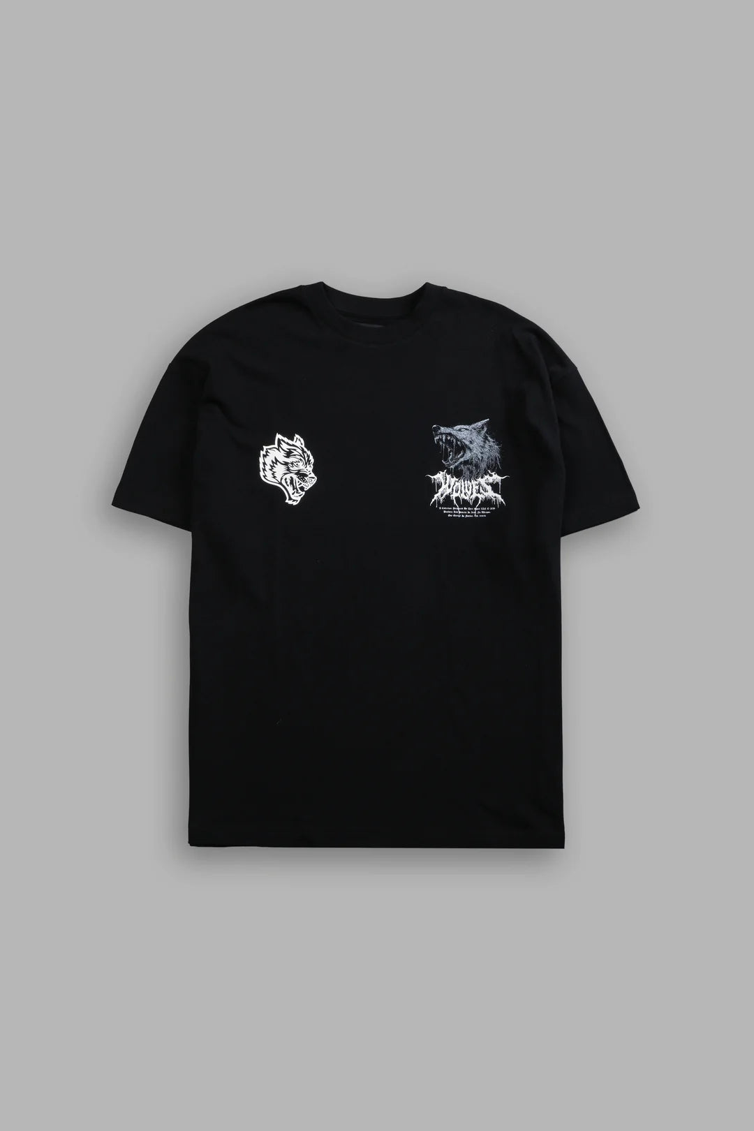 FENRIR STORM "PREMIUM" OVERSIZED TEE IN BLACK