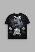 FENRIR STORM "PREMIUM" OVERSIZED TEE IN BLACK