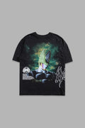 CELL ENERGY "PREMIUM" OVERSIZED TEE IN BLACK