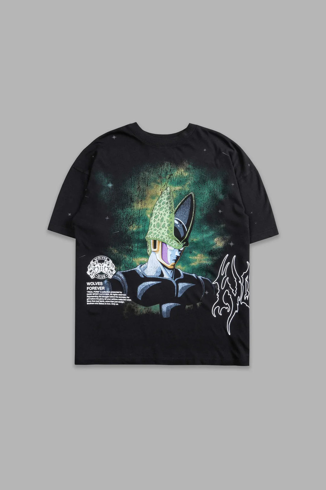 CELL ENERGY "PREMIUM" OVERSIZED TEE IN BLACK