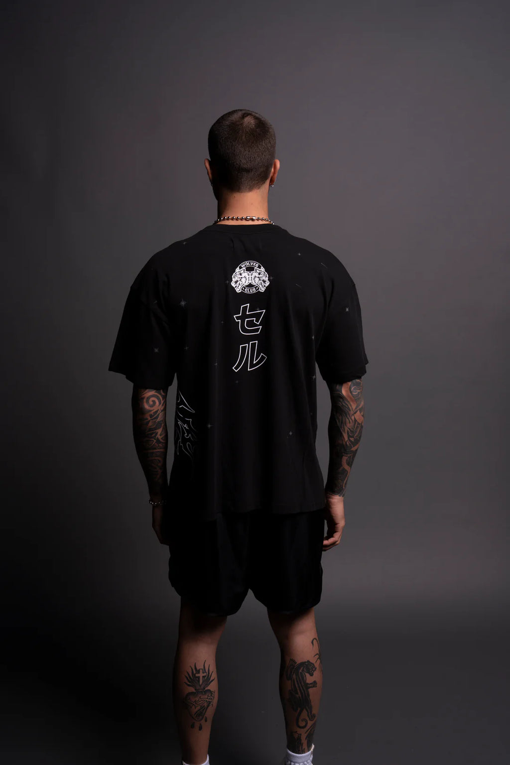CELL ENERGY "PREMIUM" OVERSIZED TEE IN BLACK